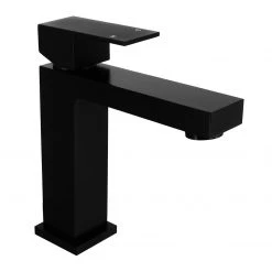 Della Francesca Basin Mixer Tap Faucet Electroplated Matte Black Finish