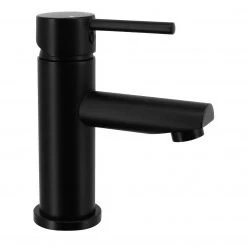Della Francesca Basin Mixer Tap Faucet Electroplated Matte Black Finish