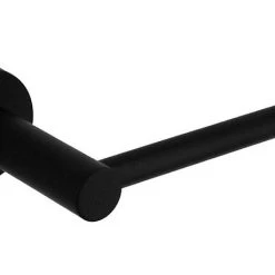 Della Francesca DIY & Renovation Classic Toilet Paper Holder Bathroom Electroplated Matte Black Finish