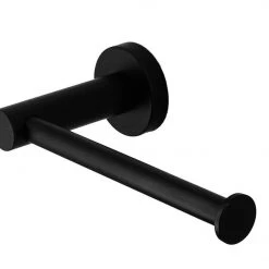 Della Francesca DIY & Renovation Classic Toilet Paper Holder Bathroom Electroplated Matte Black Finish