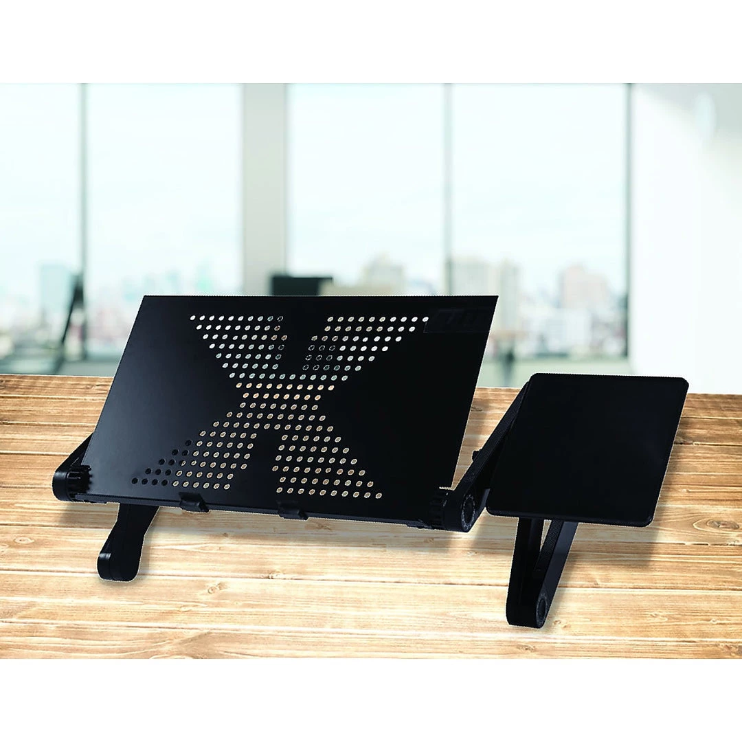 Randy & Travis Machinery Furniture Aluminium Alloy Folding Laptop Computer Stand Desk Table Tray On Bed Mouse