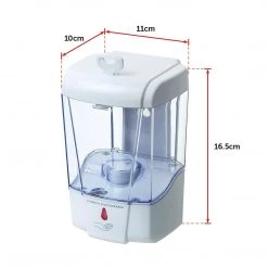 Randy & Travis Machinery Home & Lifestyle Automatic Liquid Soap/Alcohol Sanitizer Dispenser 700ML Hands-Free Sensor Wall
