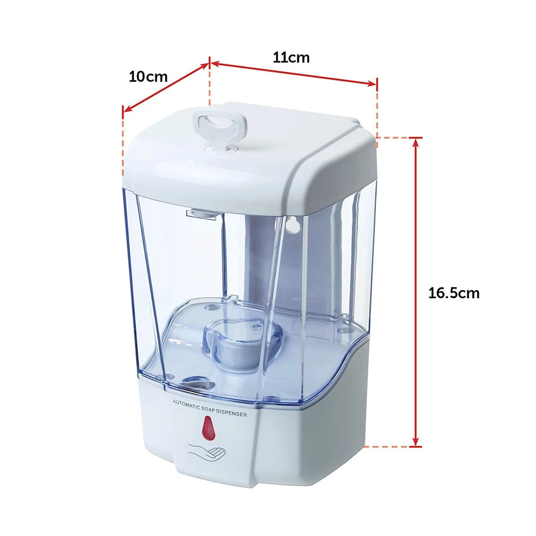 Randy & Travis Machinery Home & Lifestyle Automatic Liquid Soap/Alcohol Sanitizer Dispenser 700ML Hands-Free Sensor Wall