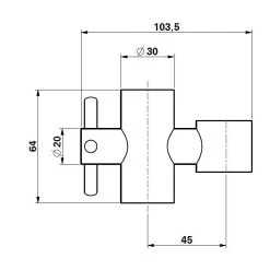 Della Francesca 20mm Replacement Solid Brass Slide Rail Bracket Slider DIY & Renovation
