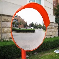 Randy & Travis Machinery DIY & Renovation 60cm Round Convex Mirror Blind Spot Safety Traffic Driveway Shop Wide Angle