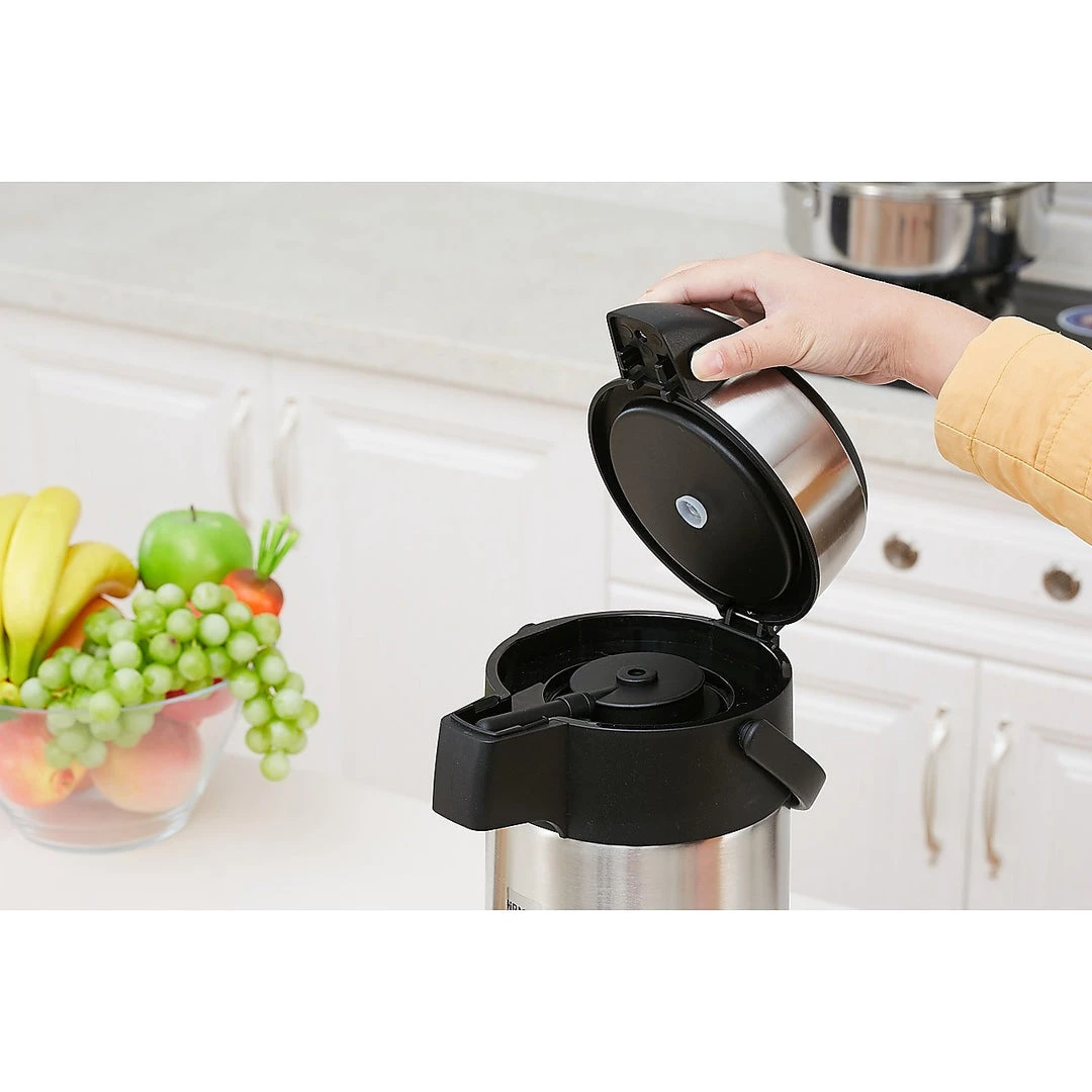 Randy & Travis Machinery Air Pot For Tea Coffee 5L Pump Action Insulated Airpot Flask Drink Dispenser Home & Lifestyle