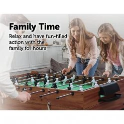 Randy & Travis Machinery Games & Hobbies 4FT 3-in-1 Games Foosball Soccer Hockey Pool Table Table