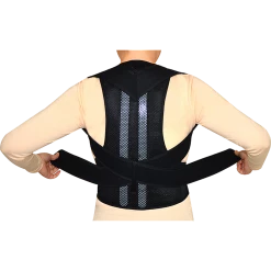 Randy & Travis Machinery Lower Back Brace Unisex Posture Corrector Lumbar Support - Large Sports & Fitness