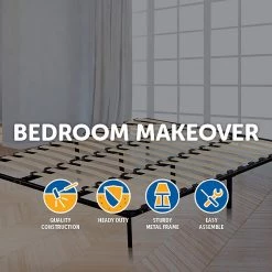 Palermo Furniture King Metal Bed Frame