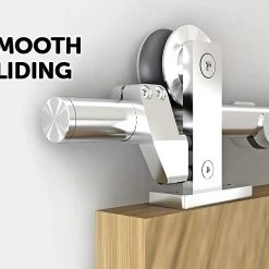 Randy & Travis Machinery DIY & Renovation Sliding Barn Door Hardware Stainless Steel