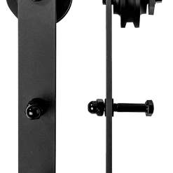 Randy & Travis Machinery 2.0m Black Sliding Barn Door Hardware DIY & Renovation