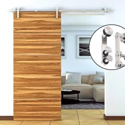 Randy & Travis Machinery DIY & Renovation Sliding Barn Door Hardware Stainless Steel