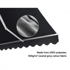 Bariloche 4.0 X 2.5m Outdoor Folding Arm Retractable Sunshade Awning DIY & Renovation