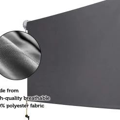 Bariloche DIY & Renovation 3.0 X 2.5m Retractable Straight Drop Roll Down Awning Screen