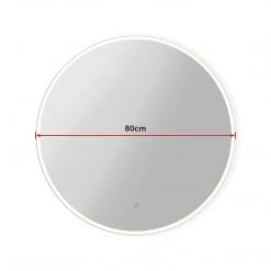 Della Francesca 80cm LED Wall Mirror Bathroom Mirrors Light Decor Round