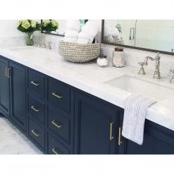 Randy & Travis Machinery DIY & Renovation 15x Brushed Brass Drawer Pulls Kitchen Cabinet Handles - Gold Finish 96mm