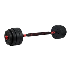 Randy & Travis Machinery 40kg Adjustable Rubber Dumbbell Set Barbell Home GYM Exercise Weights Sports & Fitness