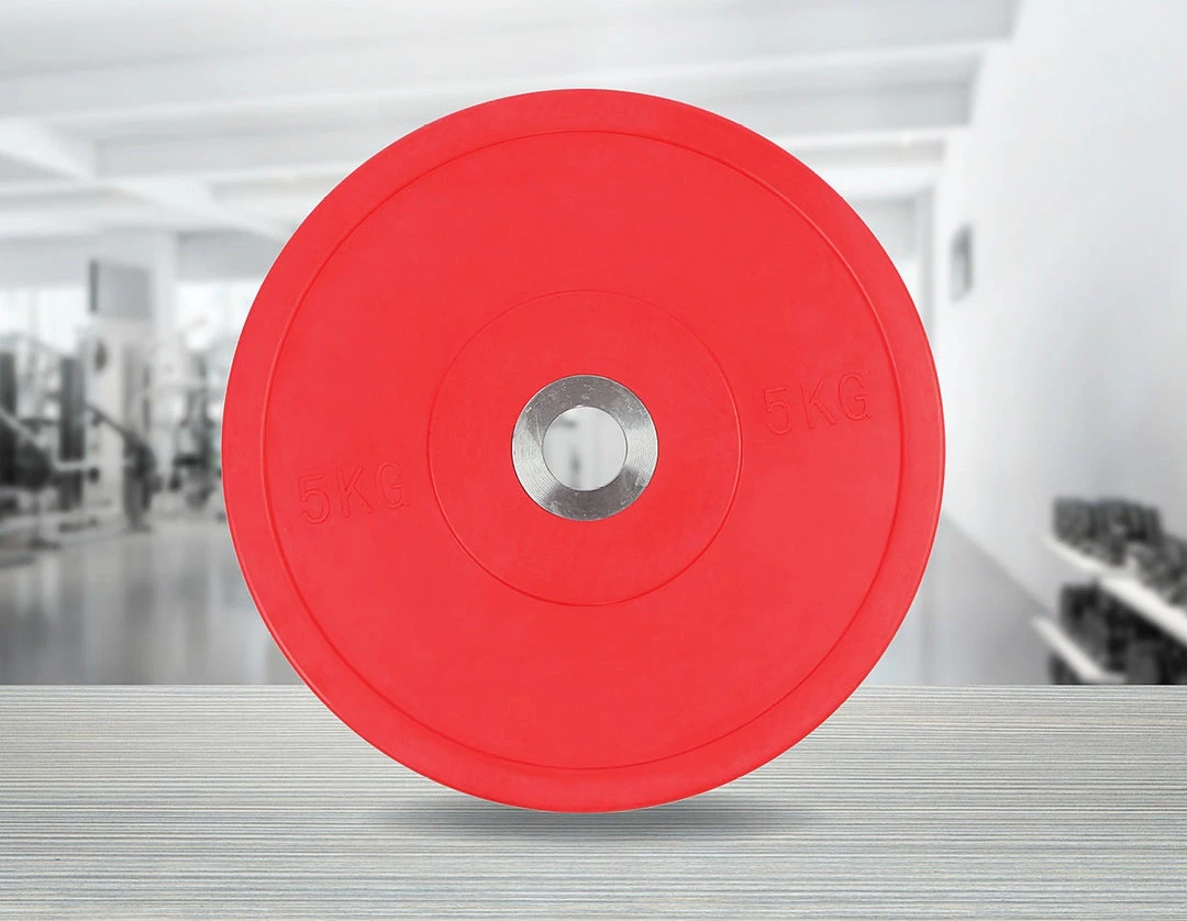 Randy & Travis Machinery 5kg PRO Olympic Rubber Bumper Weight Plate