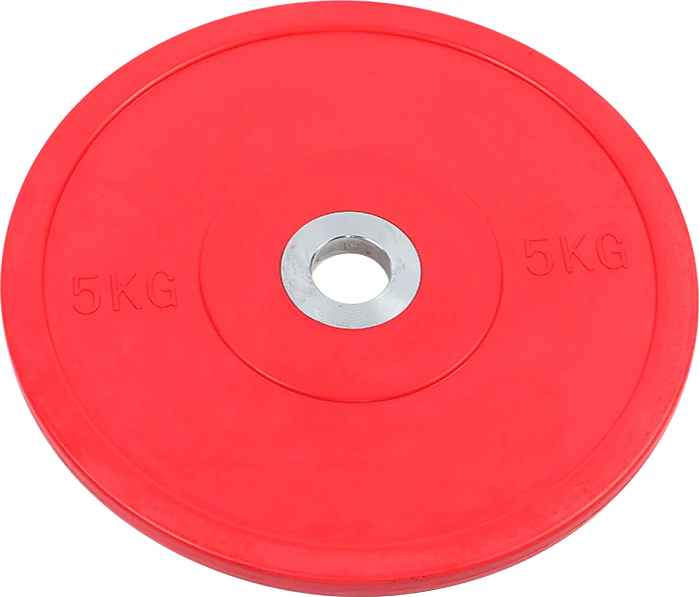 Randy & Travis Machinery 5kg PRO Olympic Rubber Bumper Weight Plate