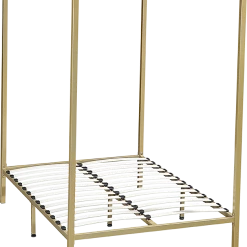 Palermo 4 Four Poster Double Bed Frame - Gold Furniture