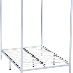 Palermo 4 Four Poster Double Bed Frame - Cream Furniture