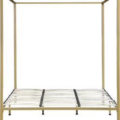 Palermo 4 Four Poster King Bed Frame - Gold