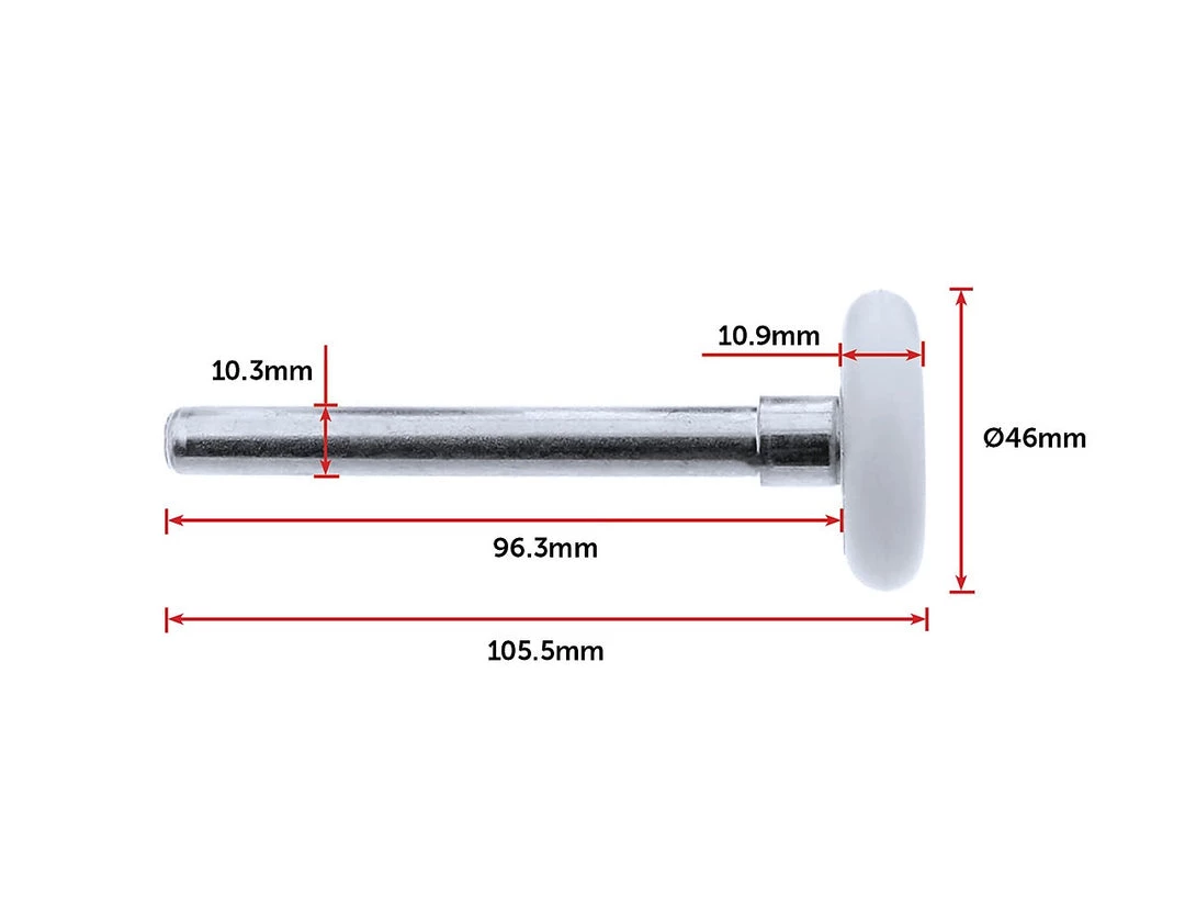 Randy & Travis Machinery Garage Door Roller / Wheel / Heavy Duty 13 Ball Sealed Bearing 12 Pack DIY & Renovation
