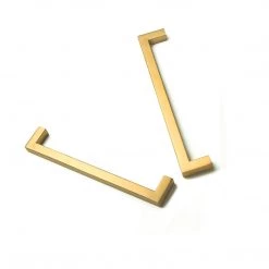 Randy & Travis Machinery Brushed Brass Drawer Pulls Kitchen Cabinet Handles - Gold Finish 192mm DIY & Renovation