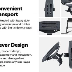 Bariloche Kayak Canoe Car Roof Rack Outdoor & Leisure