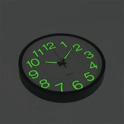 FactoryFast.com.au Home & Lifestyle 305mm Luminous Wall Clock Glow In The Dark Silent Quartz Indoor Home Modern Clock