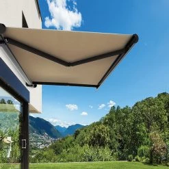 Bariloche 4.0 X 3.0m Beige Retractable Folding Arm Heavy Duty Cassette Awning DIY & Renovation