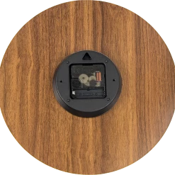 FactoryFast.com.au Glow In Dark Wall Clock Luminous Quartz Wooden Non Ticking Home Decor 12''/30cm