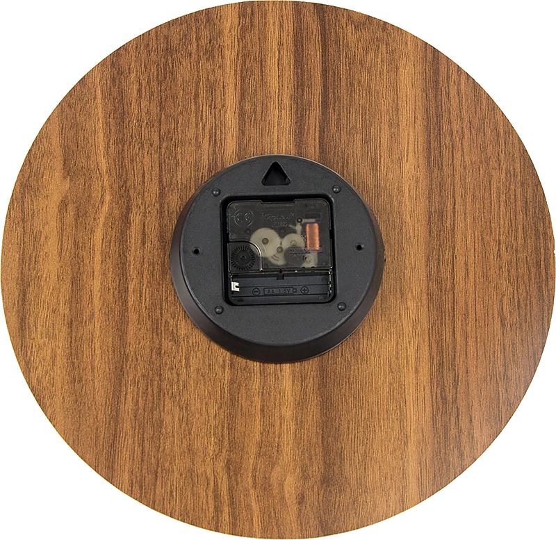 FactoryFast.com.au Glow In Dark Wall Clock Luminous Quartz Wooden Non Ticking Home Decor 12''/30cm