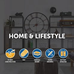 Randy & Travis Machinery Large Kids Wall Clock