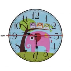 Randy & Travis Machinery Large Kids Wall Clock