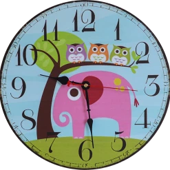 Randy & Travis Machinery Large Kids Wall Clock