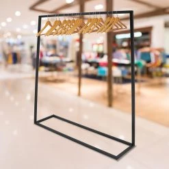 Palermo Commercial Clothing Garment Rack Retail Shop Black