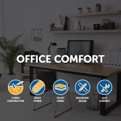 Randy & Travis Machinery Kneeling Office Chair Ergonomic Varier Rocking Posture Improving Stool