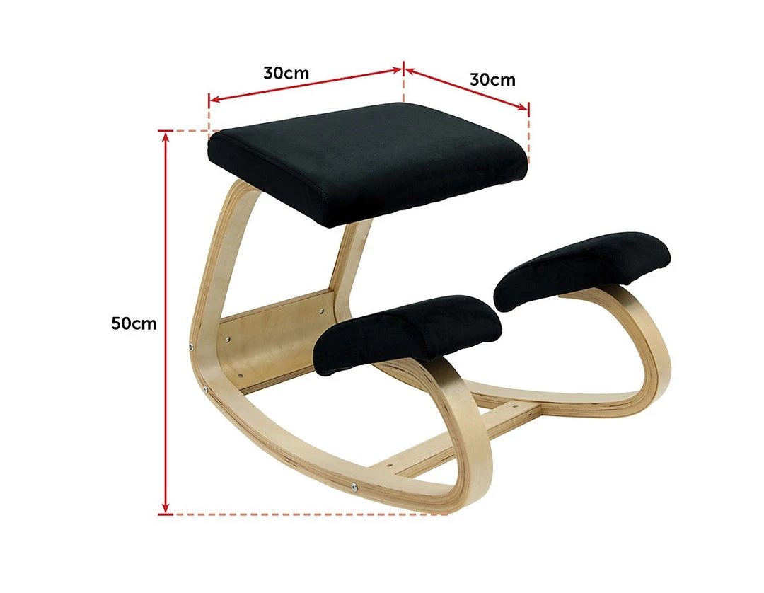 Randy & Travis Machinery Kneeling Office Chair Ergonomic Varier Rocking Posture Improving Stool