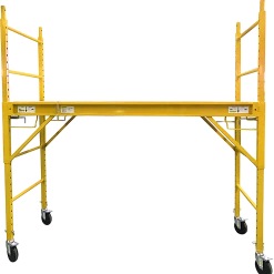 Randy & Travis Machinery DIY & Renovation Yellow Mobile Safety High Scaffold / Ladder Tool - 450kg