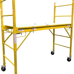 Randy & Travis Machinery DIY & Renovation Yellow Mobile Safety High Scaffold / Ladder Tool - 450kg