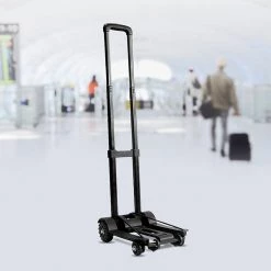 Randy & Travis Machinery DIY & Renovation Portable Cart Folding Dolly Push Truck Hand Collapsible Trolley Luggage 70Kg
