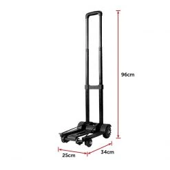 Randy & Travis Machinery DIY & Renovation Portable Cart Folding Dolly Push Truck Hand Collapsible Trolley Luggage 70Kg