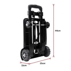Randy & Travis Machinery DIY & Renovation Portable Cart Folding Dolly Push Truck Hand Collapsible Trolley Luggage 70Kg