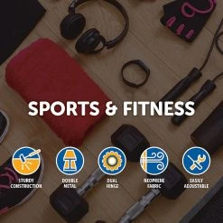 Randy & Travis Machinery Hinged Full Knee Support Brace Protection Arthritis Injury Sports