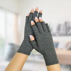 Randy & Travis Machinery Arthritis Gloves Compression Joint Finger Hand Wrist Support Brace - Medium Sports & Fitness