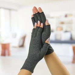 Randy & Travis Machinery Arthritis Gloves Compression Joint Finger Hand Wrist Support Brace - Small