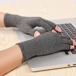 Randy & Travis Machinery Arthritis Gloves Compression Joint Finger Hand Wrist Support Brace - Small