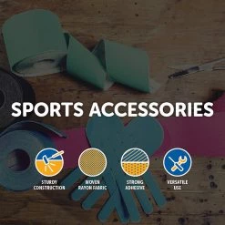 Randy & Travis Machinery Premium Rigid Sports Strapping Tape - 3 Rolls Of 38mm Sports & Fitness