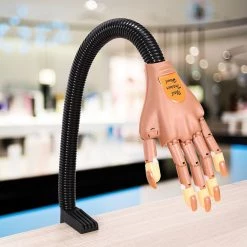 FactoryFast.com.au Home & Lifestyle Practice Hand Model For Nail Art Training And Display Manicure With False Nails